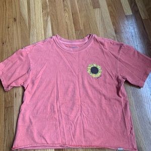 crop top, peach/orange